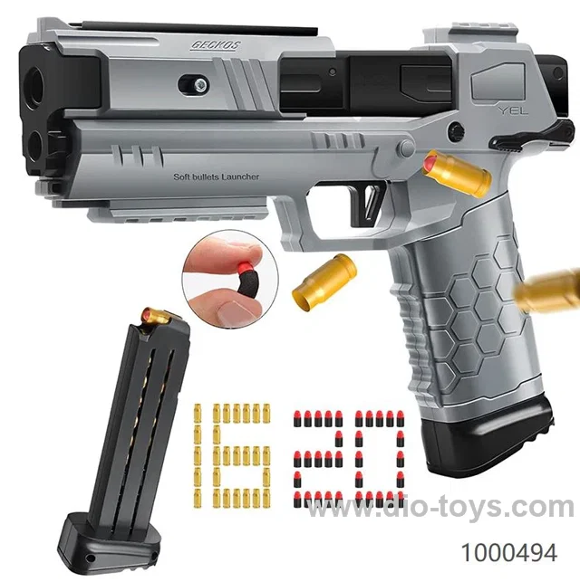 Soft Bullet Blaster Toy With Shell Ejection