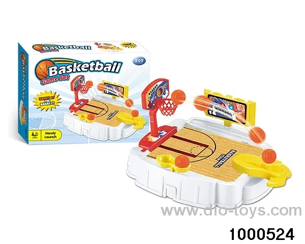 Basketball competition in color box