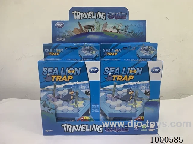 Sea lion trap in display box