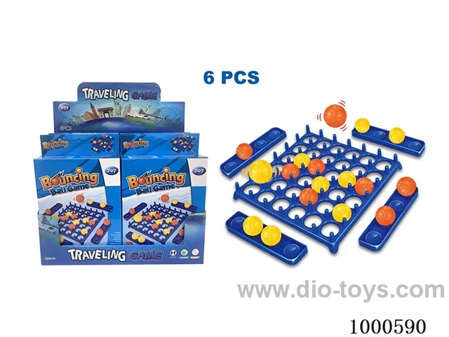 Bounce ball game in display box