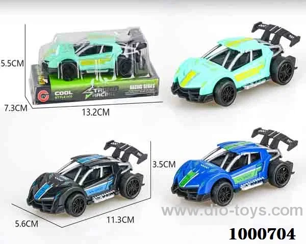 Small Jai Alai skeleton sports car police car