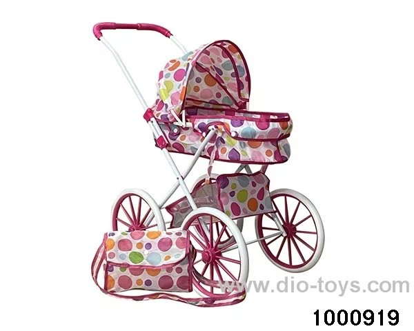 Baby stroller (iron) in PP bag with header