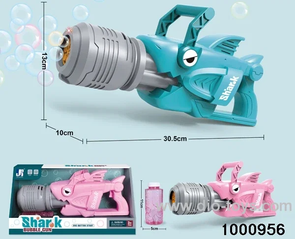 DIY B/O bubble gun with light&music