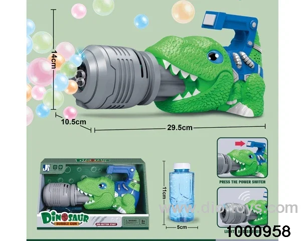DIY B/O bubble gun with light&music