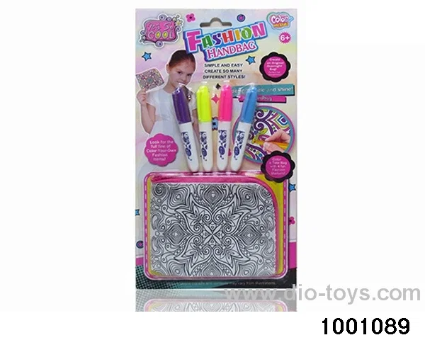 DIY watercolor painting in Blister card
