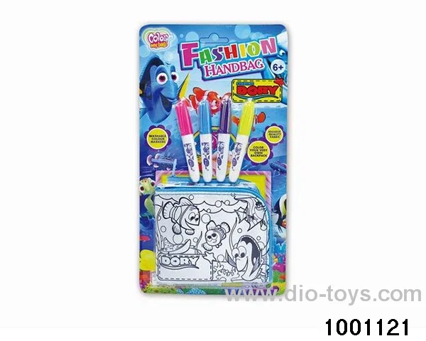 DIY watercolor painting in Blister card