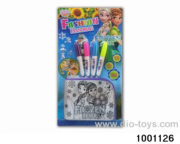 DIY watercolor painting in Blister card
