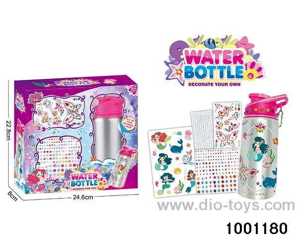 DIY stick drill water bottle in window box
