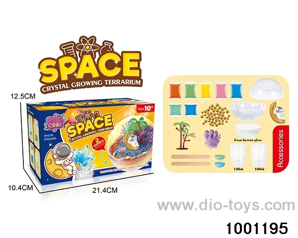 Astronaut - DIY growth crystal ornaments in color box