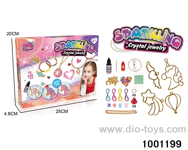 DIY jewelry set in color box