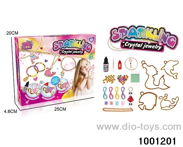 DIY jewelry set in color box