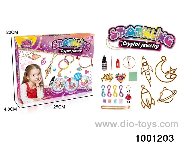 DIY jewelry set in color box