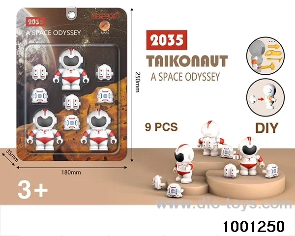 Astronaut+backpack in clam shell