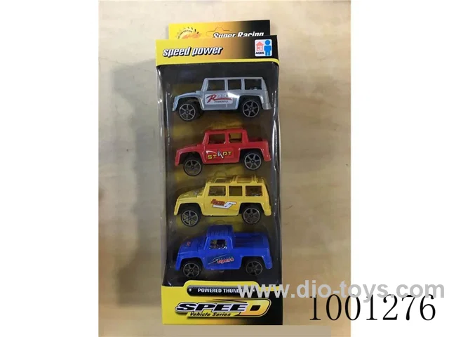 pull back car  Solid Color (4pcs)