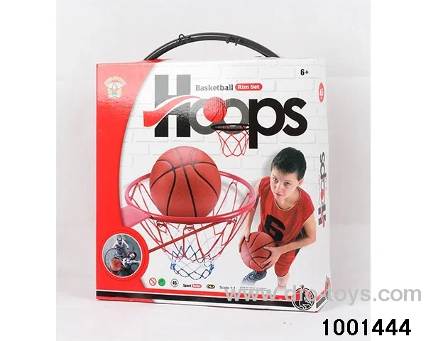 Basketball circle in color box