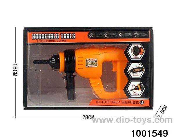 Children's tools in color box