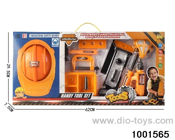 Children's tools in color box