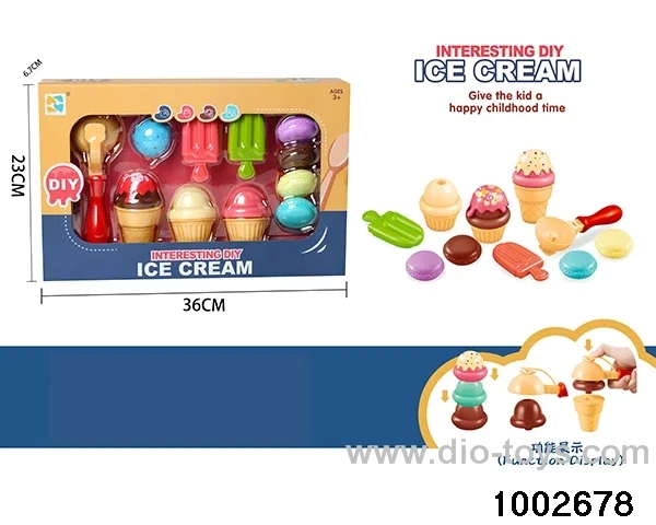 (GCC) Ice cream folding set in window box