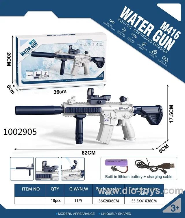 M416 Battery Powered Electric Water Gun
