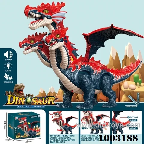 B/O dinosaur with Light and sound in color box
