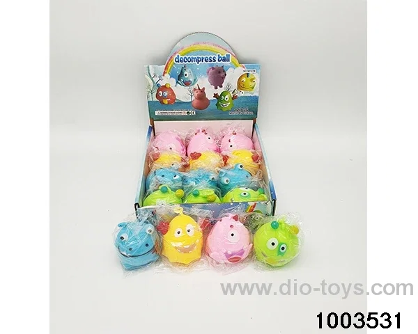 Decompression toy in display  box