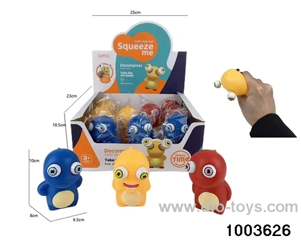 Decompression toy in display  box