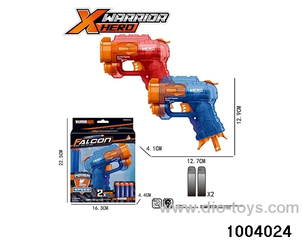 Manual single shot soft ammunition gun in window box