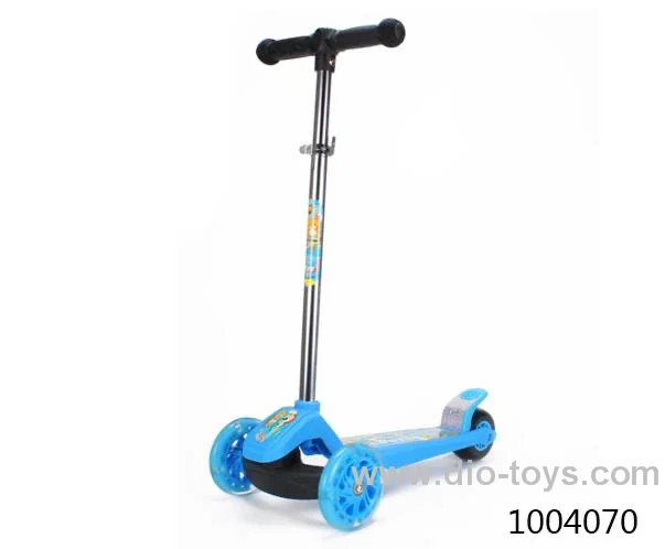 Baby Scooter/pvc flash wheel/3 colors