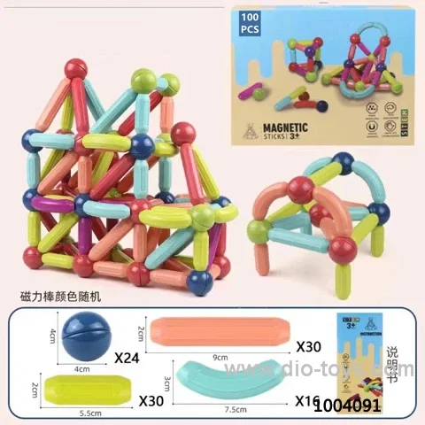 Magnetix  toys 100pcs in color box