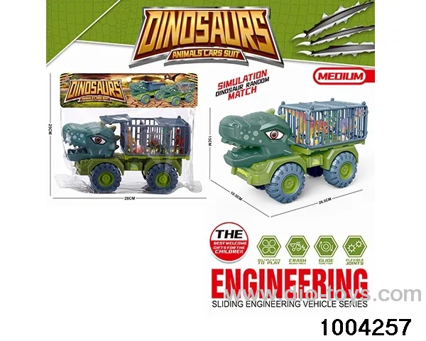 Sliding vehicle in PP bag with header