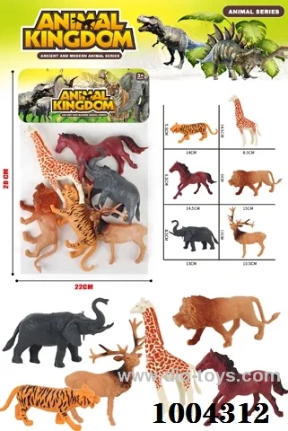 PVC soft glue toys in PP bag with header