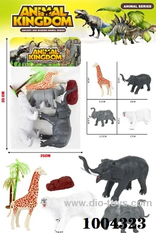 PVC soft glue toys in PP bag with header