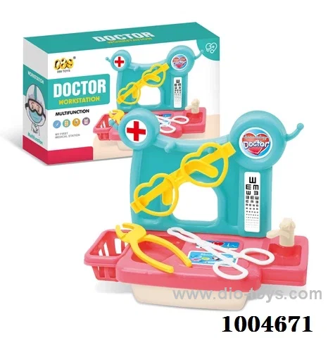 medical set in color box