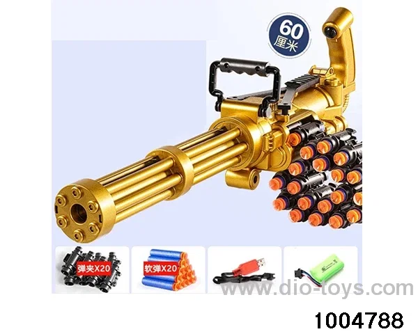 Soft bullet gun in box