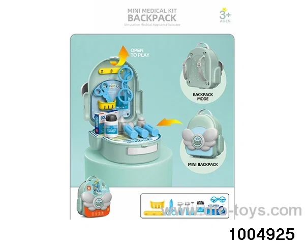 Fashion schoolbag - medical equipment in paper card