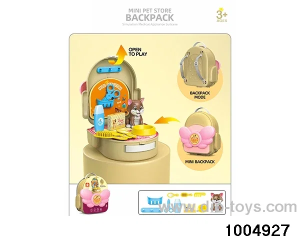 Fashion Schoolbag - Pet Cat in paper card