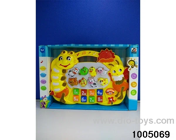 electronic organ in display box