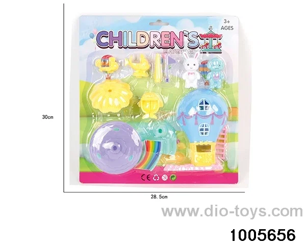 Amusement Park Set in Blister card