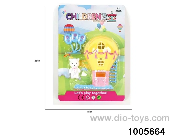 Hot air balloon in Blister card