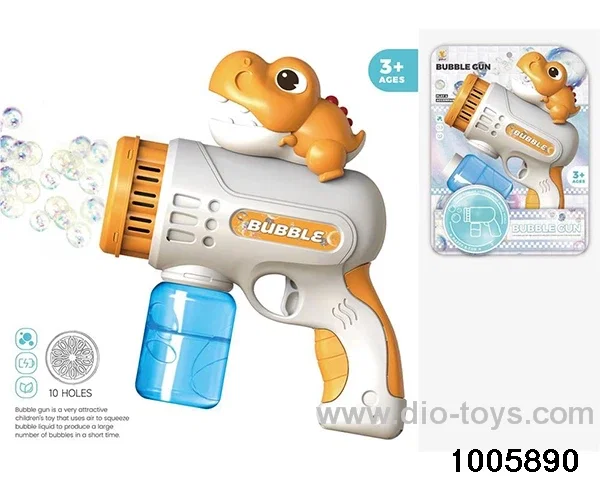 10-hole bubble pistol Tyrannosaurus rex in Blister card