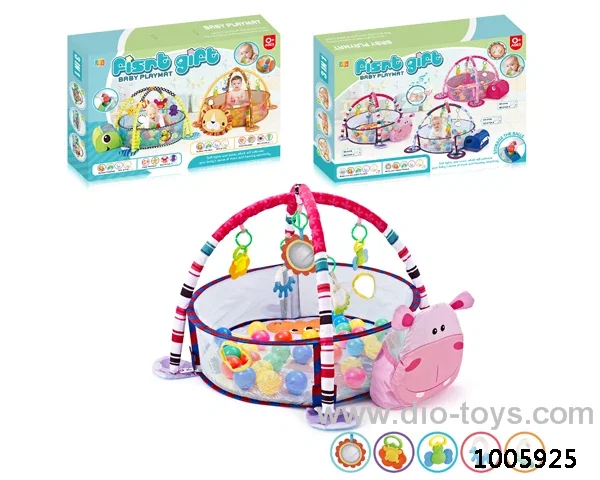 Baby fitness blanket & ball pit in color box