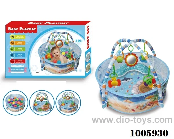 activity gym & ball pit  in color  box