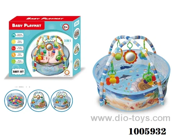 activity gym & ball pit  in color  box