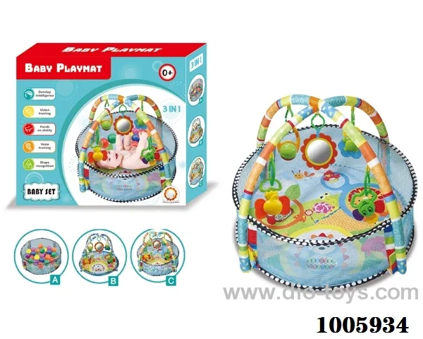 activity gym & ball pit  in color  box
