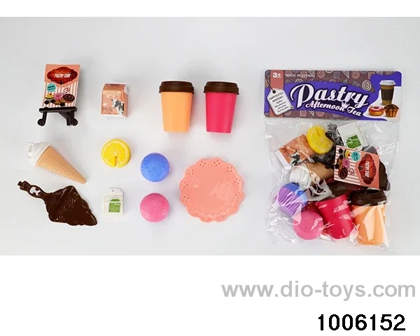 Tea tableware pastry and dessert series in PP bag with header