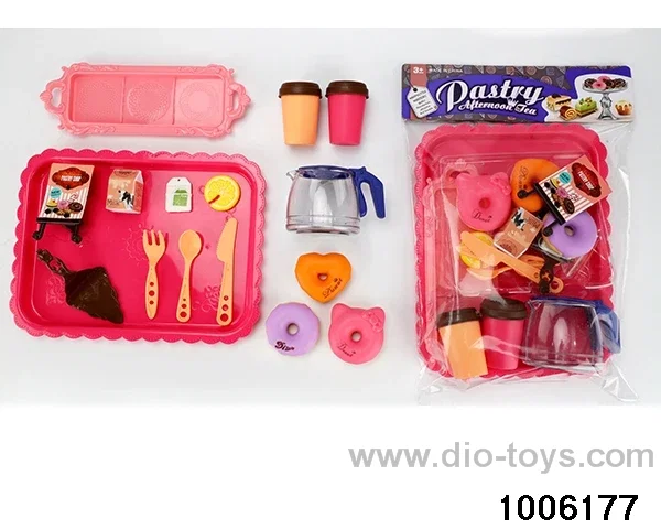 Tea tableware pastry and dessert series in PP bag with header