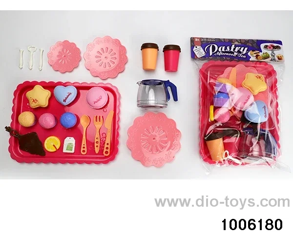 Tea tableware pastry and dessert series in PP bag with header