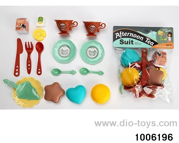 Tea tableware pastry and dessert series in PP bag with header