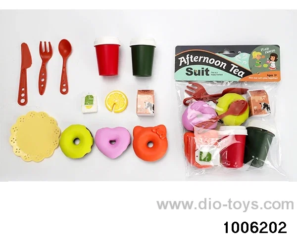 Tea tableware pastry and dessert series in PP bag with header