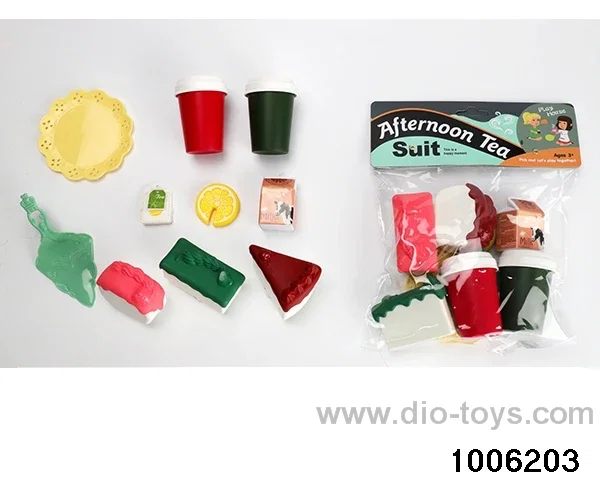 Tea tableware pastry and dessert series in PP bag with header